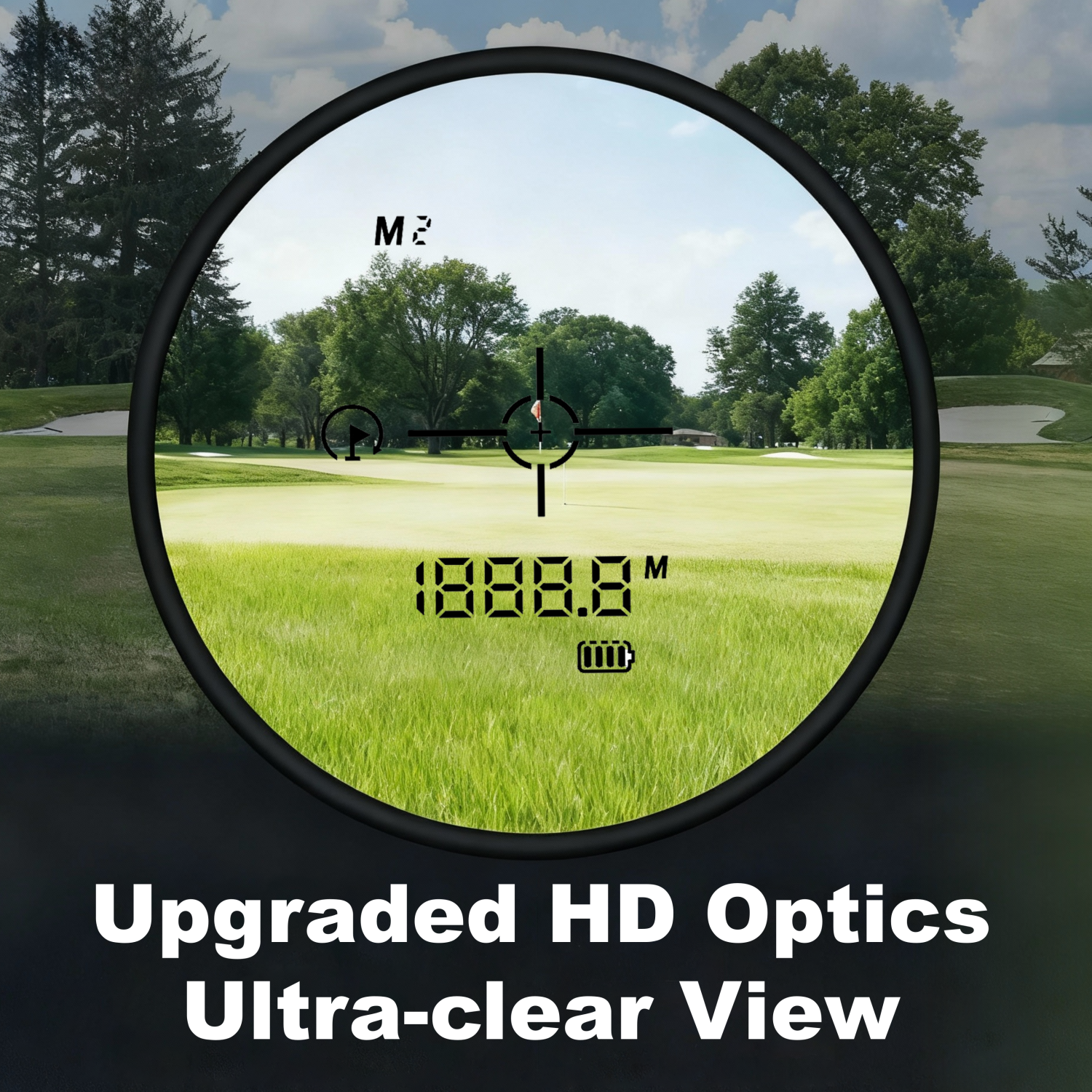 Easygreen HD Pro+ Golfkikare – Avståndsmätare 1200m med Slope