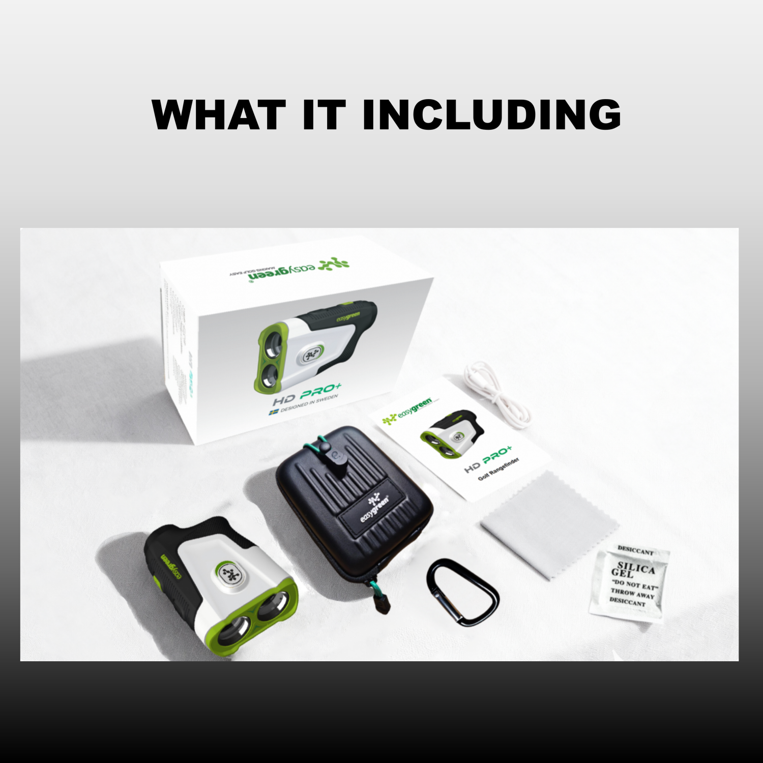 Easygreen HD Pro+ Golfkikare – Avståndsmätare 1200m med Slope