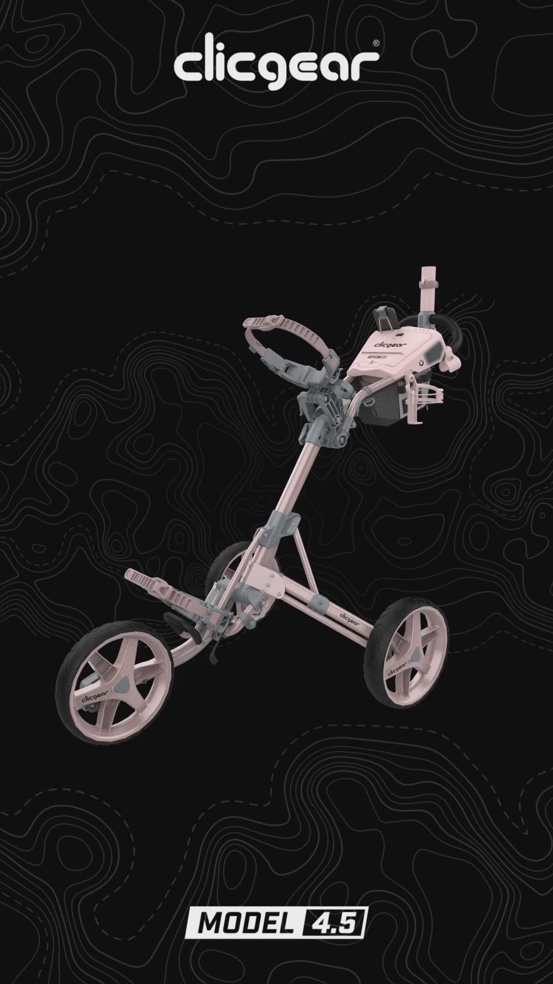 Clicgear 4.5 – Trehjulig Golfvagn