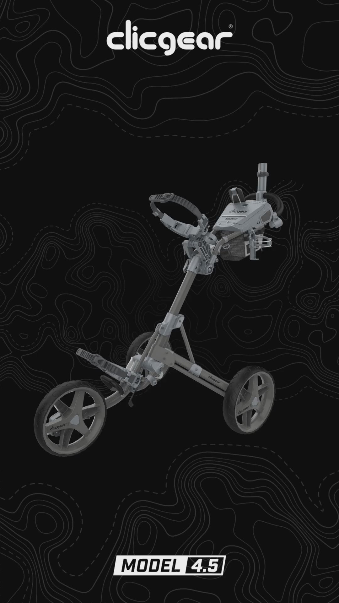 Clicgear 4.5 – Trehjulig Golfvagn