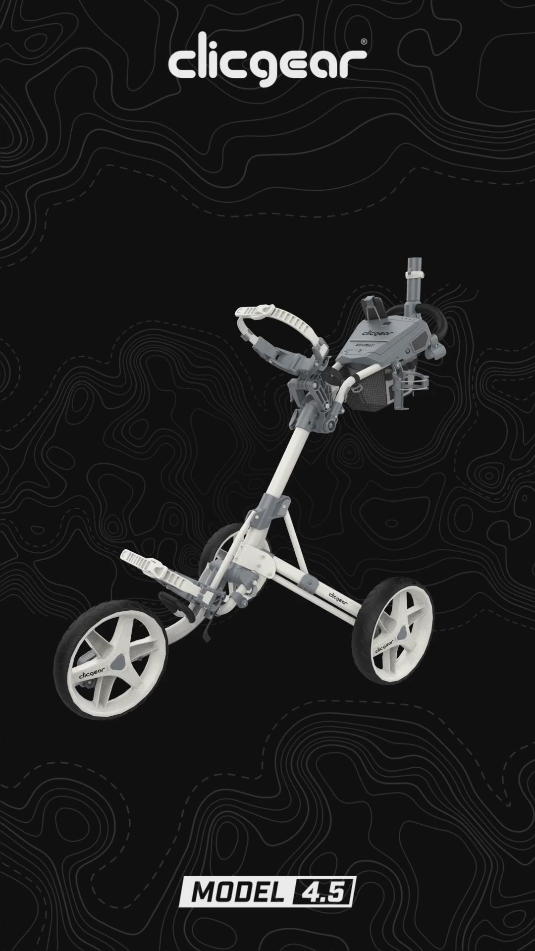 Clicgear 4.5 – Trehjulig Golfvagn